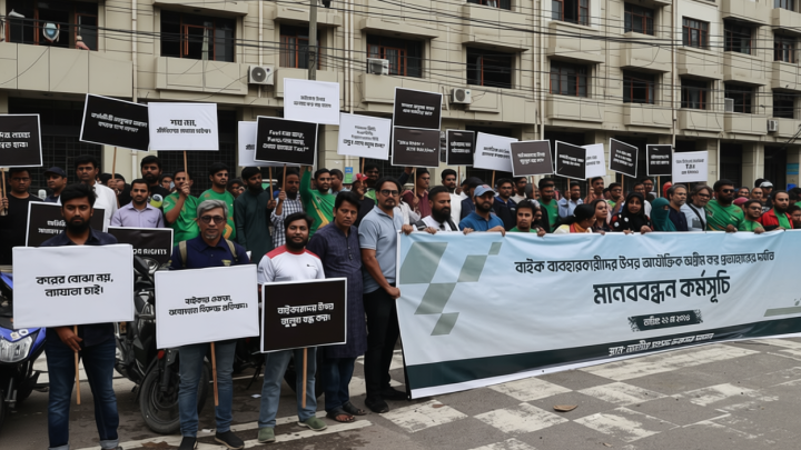 প্রস্তাবিত অগ্রিম আয়কর প্রত্যাহারের দাবি মোটরসাইকেল ব্যবহারকারীদের