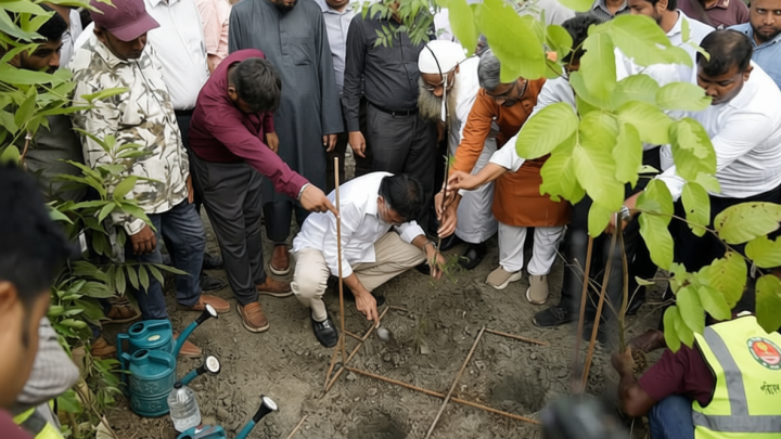 রাজধানীতে ‘মিয়াওয়াকি’ পদ্ধতিতে বনায়ন শুরু করল ঢাকা উত্তর সিটি