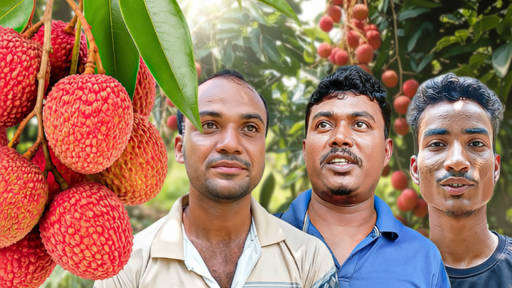 লিচুর বাম্পার ফলনে বদলে যাচ্ছে ফরিদপুরের চিত্র