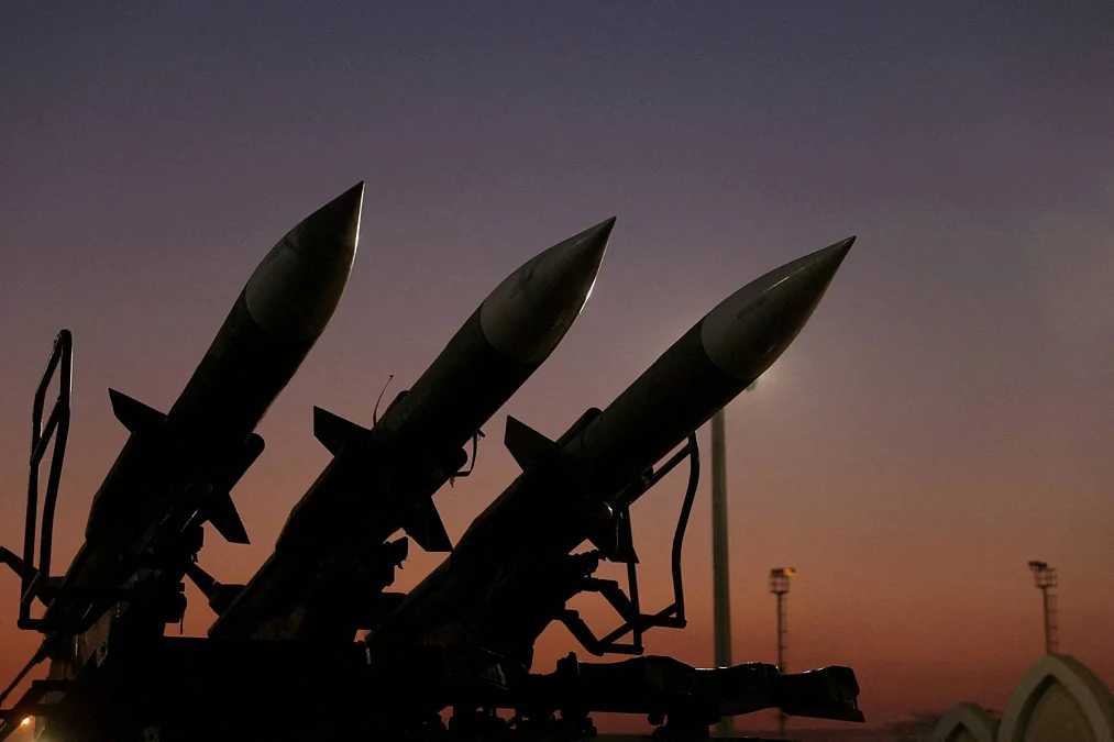 Iranian-missiles-on-display