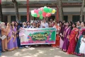 পুনর্মিলনীতে গান, স্মৃতিচারণা, আড্ডায় মুখর রাজবাড়ীর তমিজুদ্দিন খান বালিকা উচ্চবিদ্যালয়