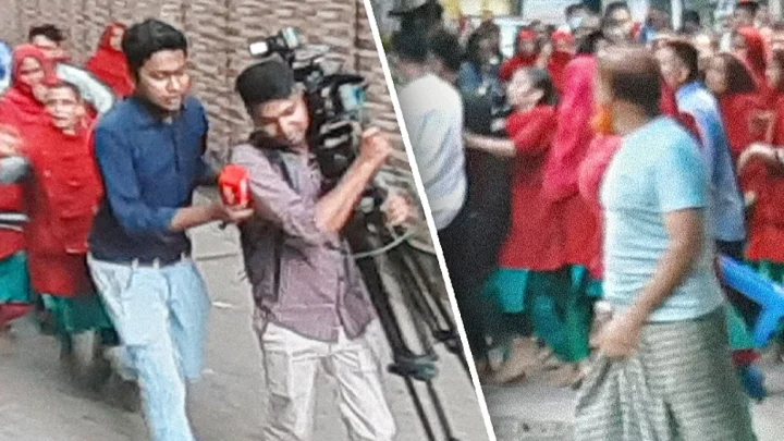 সাংবাদিকদের ওপর চড়াও হলেন আদ্‌-দ্বীন হাসপাতালের পরিচ্ছন্নতাকর্মীরা