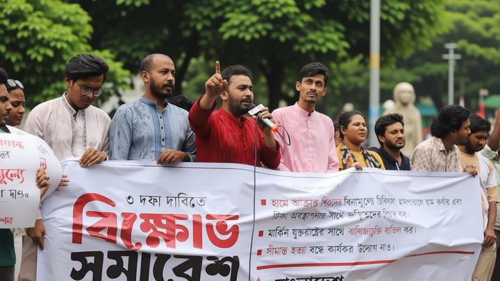 মার্কিন বাণিজ্যচুক্তি নিয়ে সরকার ও বিরোধী দলের চুপ থাকার কারণ জানতে চায় জনগণ