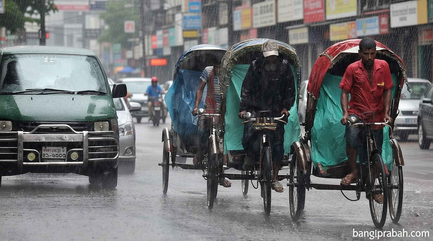 দেশের ৮ অঞ্চলে ঝড়বৃষ্টির আভাস, নদীবন্দরে সতর্কসংকেত