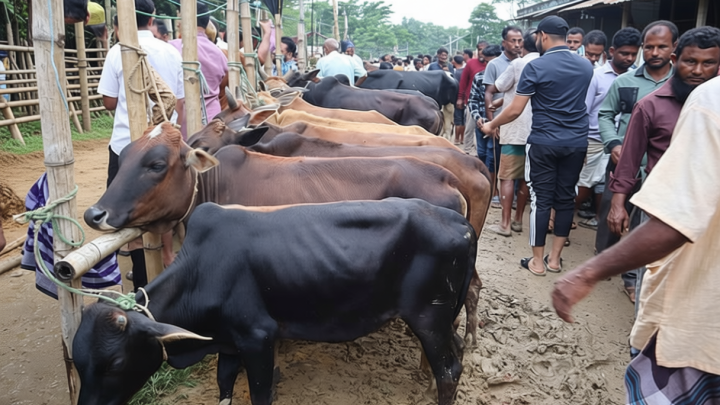 ‘দরদাম অর, কিন্তু একটা গরুও বিক্রি অইছে না’