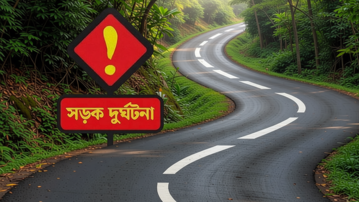 ঈদের ছুটিতে সপরিবার বাড়ি ফিরছিলেন, গাড়ির ধাক্কায় ছিটকে পড়ে বাবা–মেয়ে নিহত