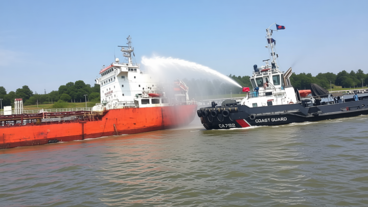চট্টগ্রামে পাম তেলবাহী ট্যাংকারে আগুন, ৪ ঘণ্টা পর নিয়ন্ত্রণে