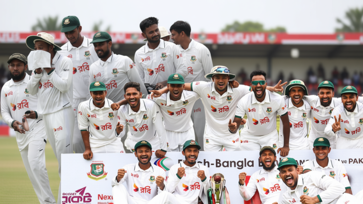 পাকিস্তান–বধের পর টেস্ট চ্যাম্পিয়নশিপে নিজেদের সর্বোচ্চ অবস্থানে বাংলাদেশ