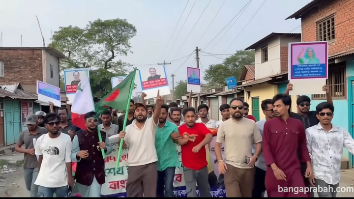 নেত্রকোনায় নিষিদ্ধ ছাত্রলীগের মিছিলের ঘটনায় মামলা, গ্রেপ্তার ৬