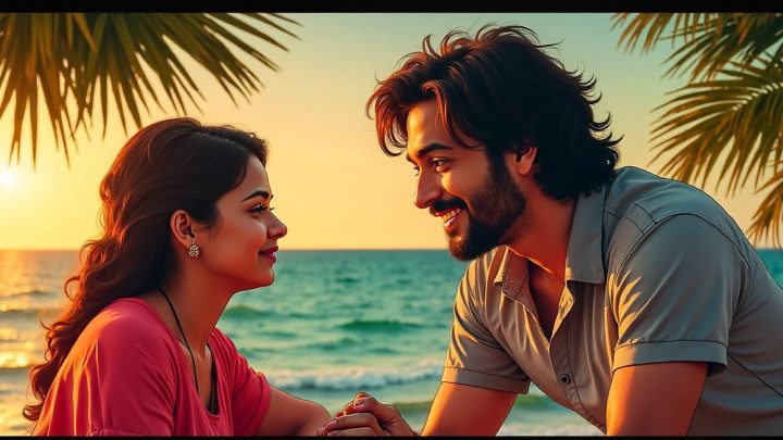 সবুজ মাঠের বুকে তালগাছঘেরা পথ, প্রকৃতির আঁকা এক জীবন্ত চিত্র