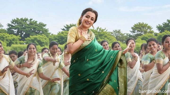মুখ্যমন্ত্রী বিজয়ের ‘প্রেমিকা’ তৃষার সেই ছবি ঘরে বসেই দেখা যাবে