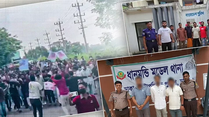 ঢাকা, কুমিল্লা, ময়মনসিংহে নিষিদ্ধ ছাত্রলীগের মিছিল থেকে গ্রেপ্তার ৫৭