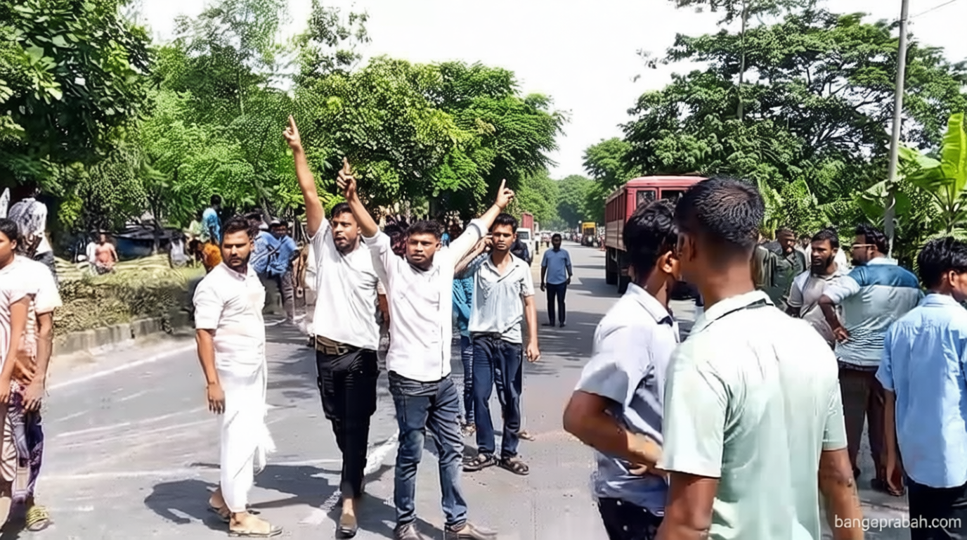 কোথাও গাছ ফেলে, কোথাও মিছিল করে ঢাকা-চট্টগ্রাম মহাসড়ক অবরোধ