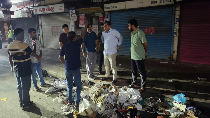প্রধানমন্ত্রীর পর এবার রাতের ঢাকায় বর্জ্য তদারকিতে স্থানীয় সরকার প্রতিমন্ত্রী