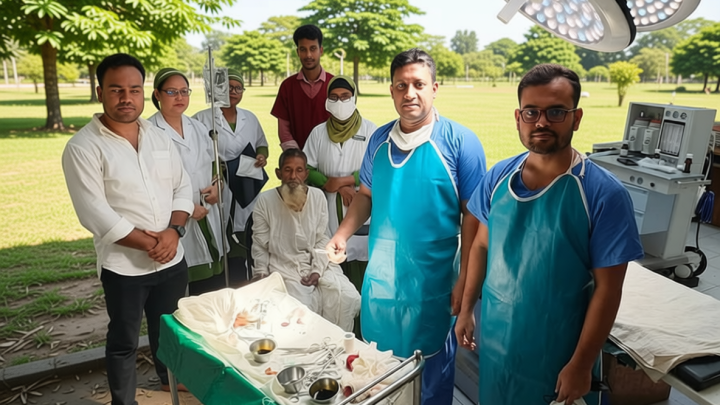 মুক্তিযুদ্ধে আহত হন মন্নাস আলী, ৫৫ বছর পর পেট থেকে গুলি অপসারণ