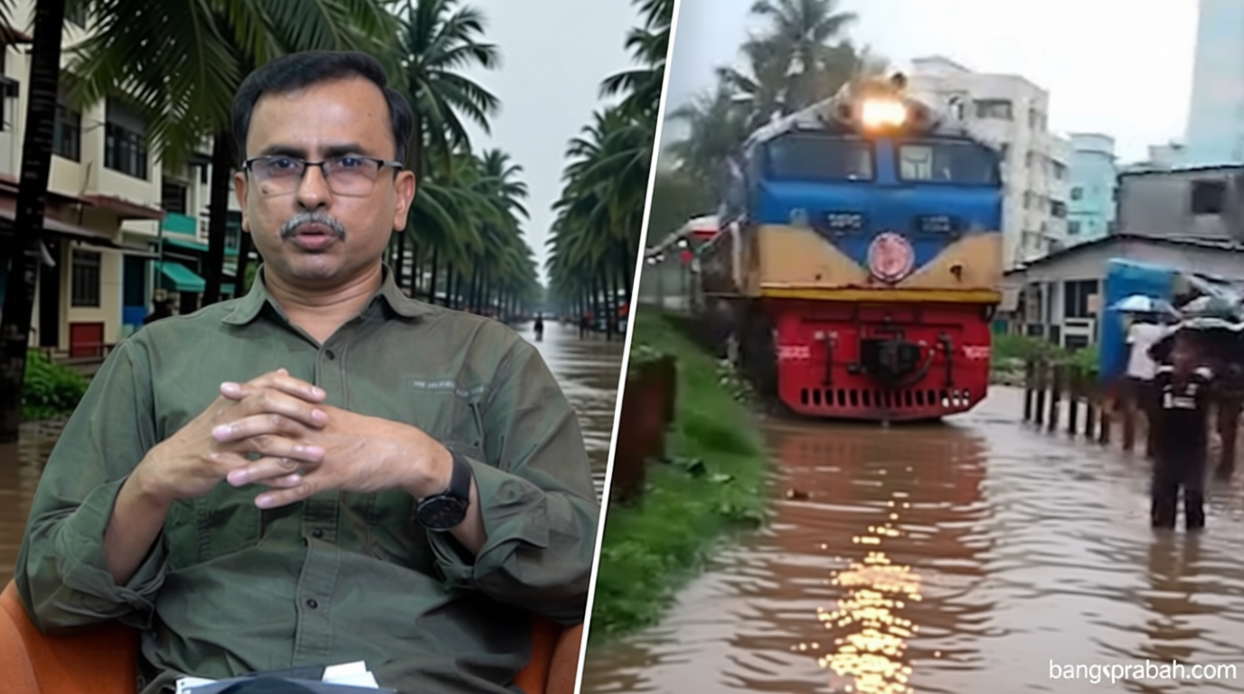 ভারী বৃষ্টিতে চার জেলায় সড়ক যোগযোগ ব্যাহত, বাড়ছে ভোগান্তি