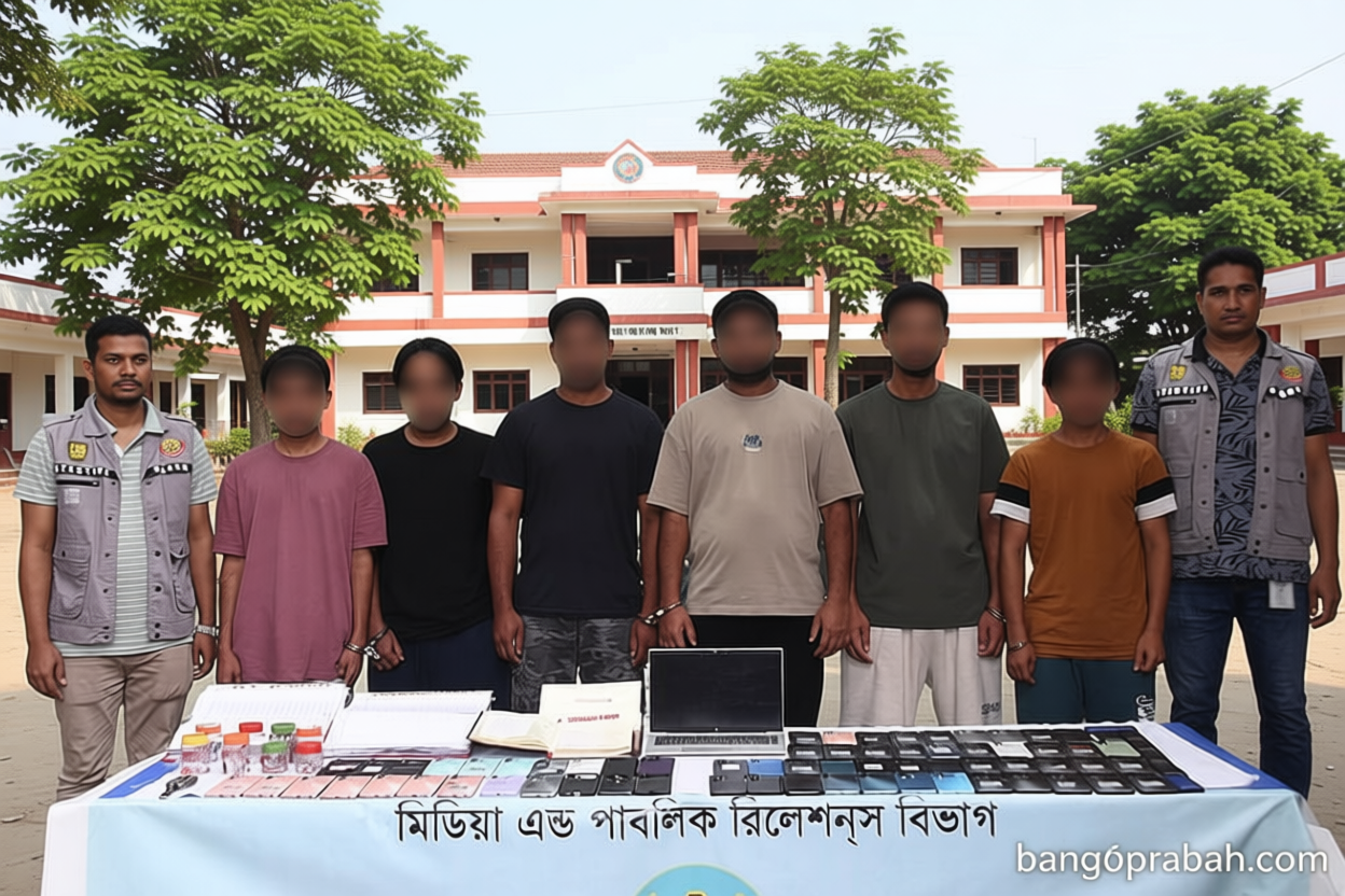 জুয়া চক্রের দিনে ৫ কোটি টাকা লেনদেন
