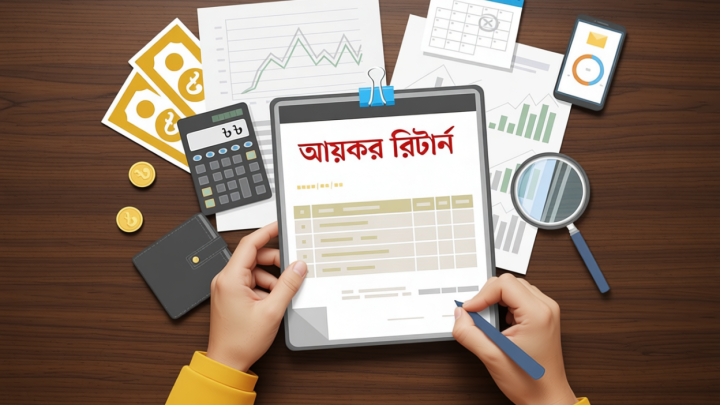 প্রথমবার আয়কর রিটার্ন দিলে ন্যূনতম কর ১ হাজার টাকা