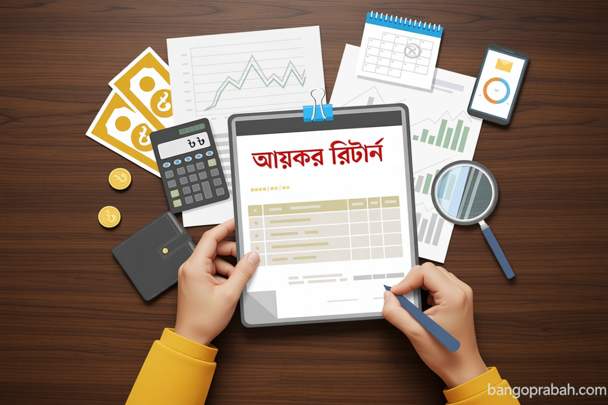 প্রথমবার আয়কর রিটার্ন দিলে ন্যূনতম কর ১ হাজার টাকা