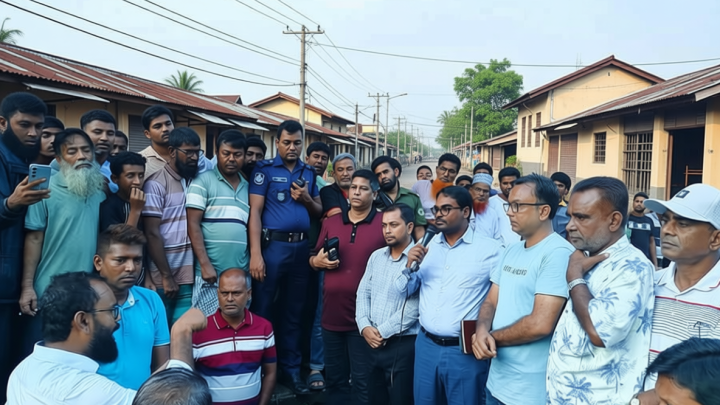 খোকসায় আড়াই ঘণ্টা রেলপথ অবরোধ, প্রশাসনের আশ্বাসে ট্রেন চলাচল স্বাভাবিক