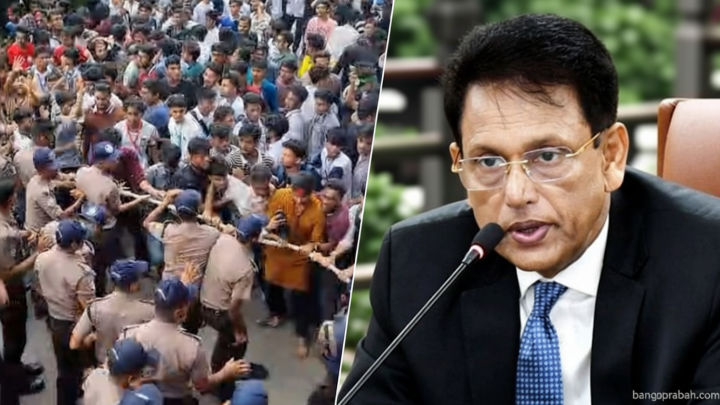 শিক্ষামন্ত্রীর পদত্যাগ ও পরীক্ষা স্থগিতের দাবিতে বিভিন্ন স্থানে বিক্ষোভ