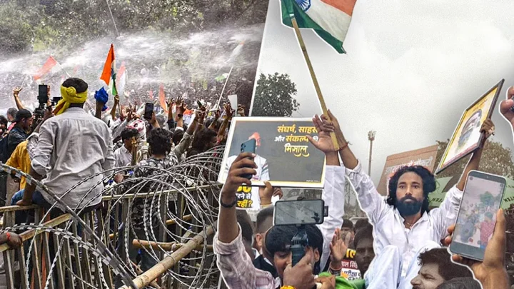 ভারতে আবার ছাত্র আন্দোলন, জলকামানের মুখে নাচ, কেন রাস্তায় ঝাড়খন্ডের শিক্ষার্থীরা