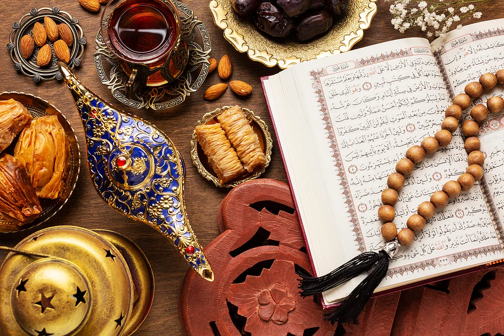 islamic-new-year-food-with-praying-beads