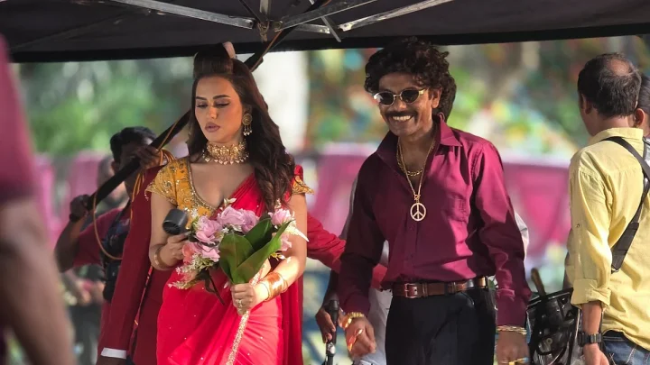 ‘লাপাত্তা’ ওয়েব ফিল্মের শুটিংয়ে মোহনীয় নুসরাত ফারিয়া