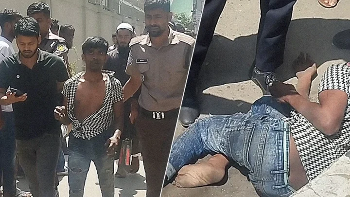 কানের দুল ছিনতাই করে পালিয়ে যাওয়ার সময় আটক, গণপিটুনি দিল জনতা